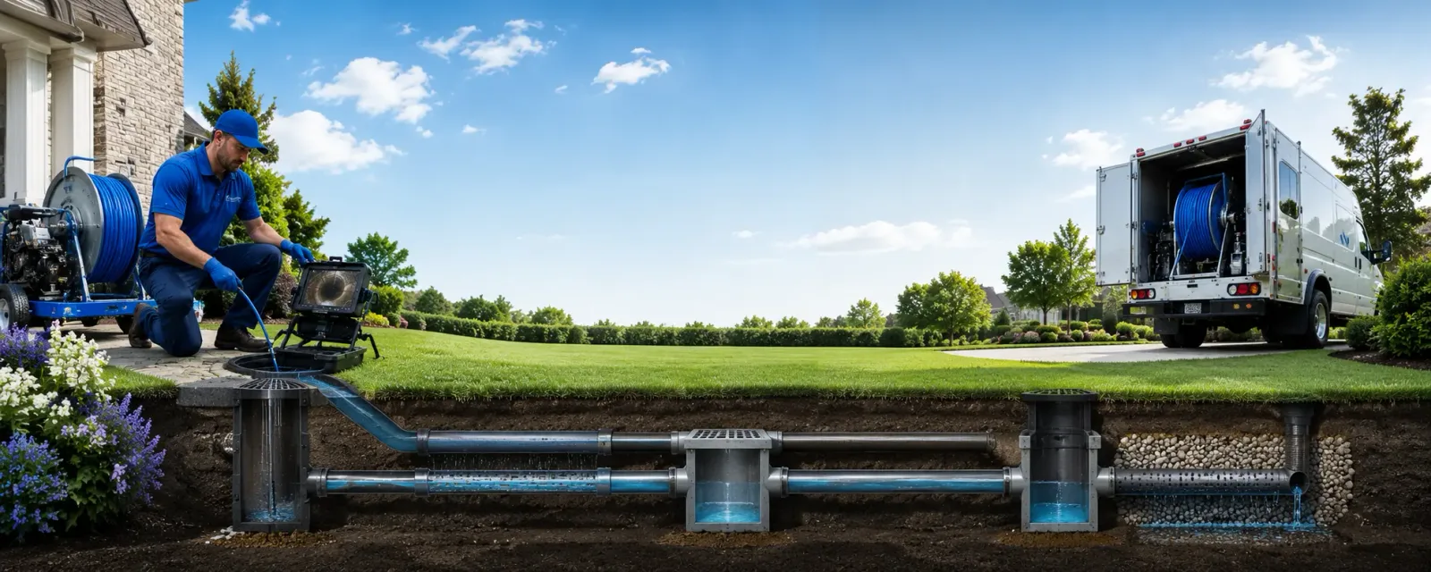 Outdoor drain cleaning information for Du Bois, IL